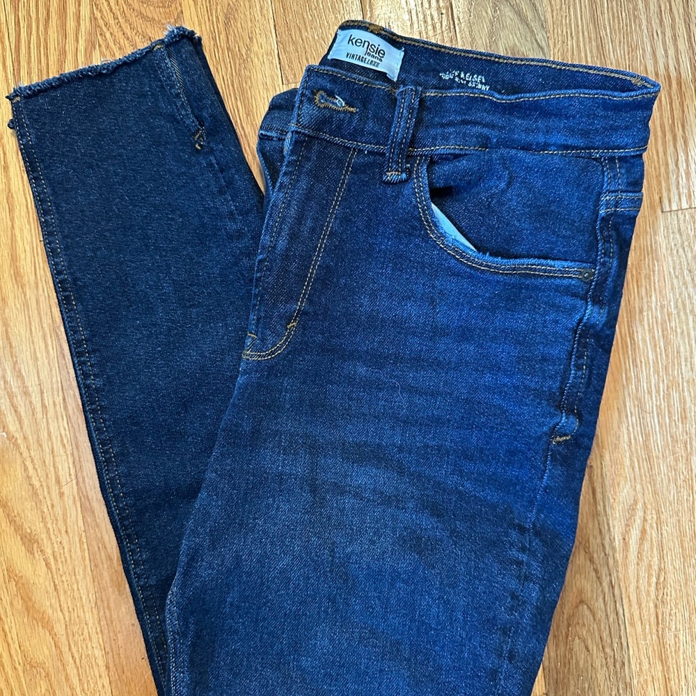 Kensie Men's Deep Indigo Skinny Jeans